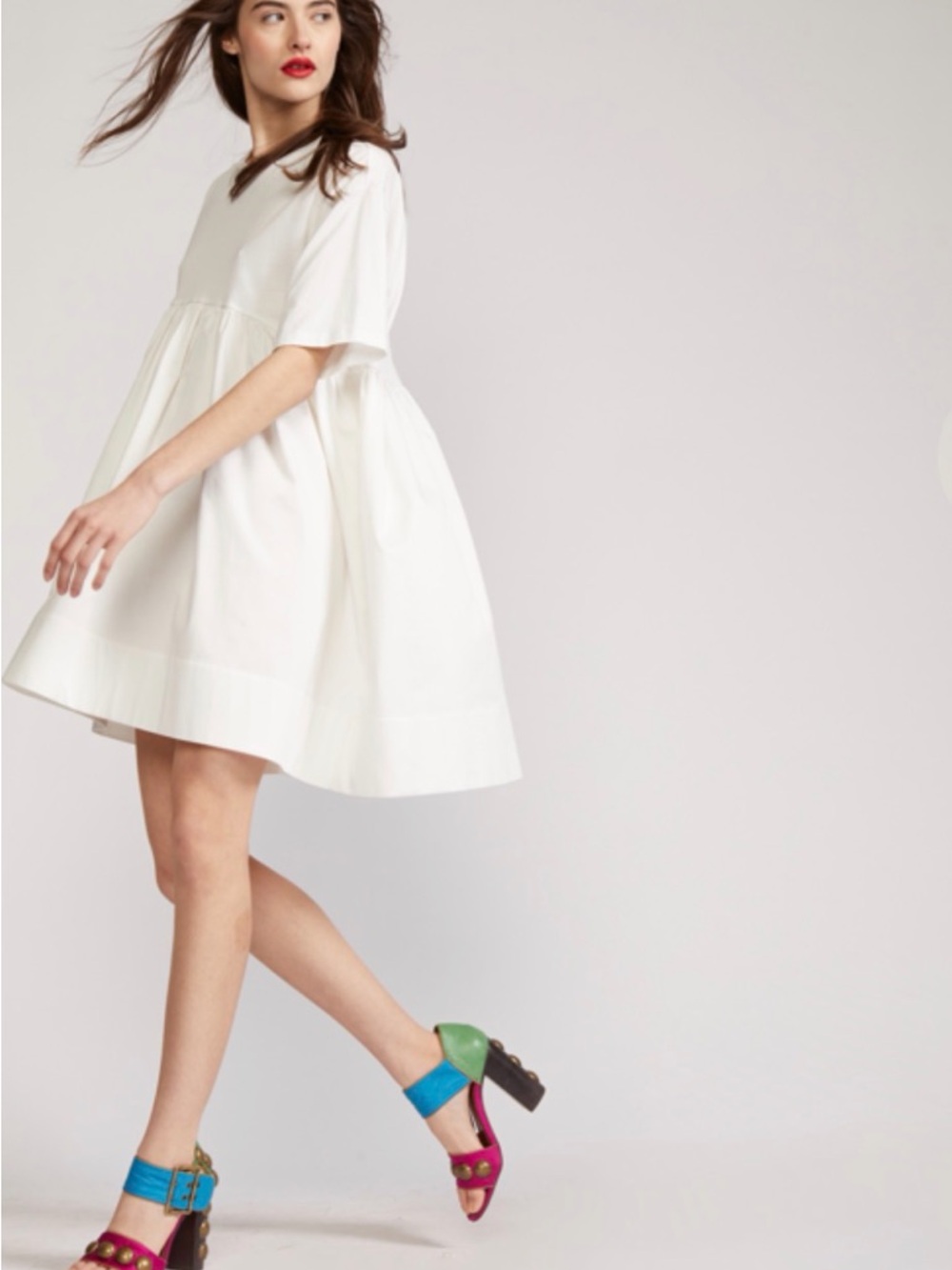 Cynthia Rowley Bree Combo T Shirt Dress - Picture 2 of 8